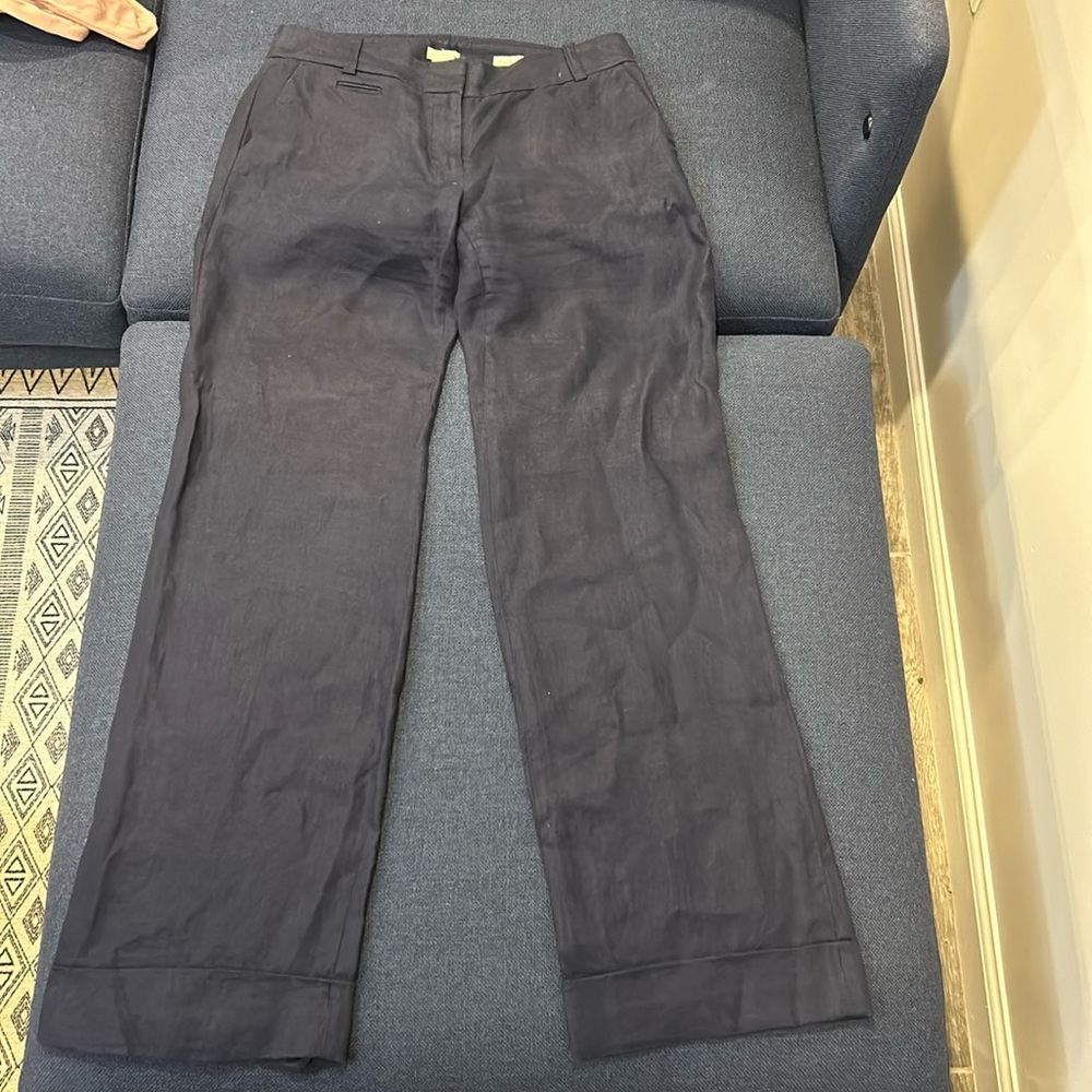 J.Crew linen pants size 2.